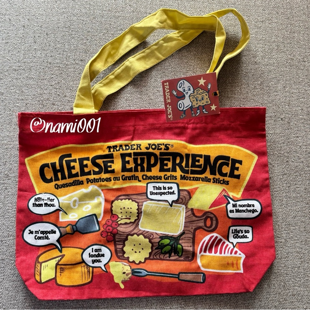 Limited Edition Colorful Cheese Experience Tote Bag - Picture 2 of 3
